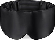 Masque de Sommeil en Soie pour Femmes & Hommes – Masque Nuit Doux et Confortable – Bandeau Occultant Anti-Lumière pour un Sommeil Réparateur – Idéal Voyage, Sieste & Relaxation