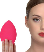 Éponges de Maquillage Extra Larges 11cm pour Visage & Corps – Lot de 2 (1 Grande + 1 Petite) avec 2 Supports – Application Rapide & Impeccable pour Fond de Teint, Poudre & Autobronzant