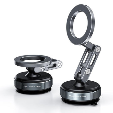 Clean girlz Boneruy X53 Support Téléphone de Bureau à Ventouse – Rotation 360° Magnétique – Fixation Universelle par Aspiration pour Smartphone