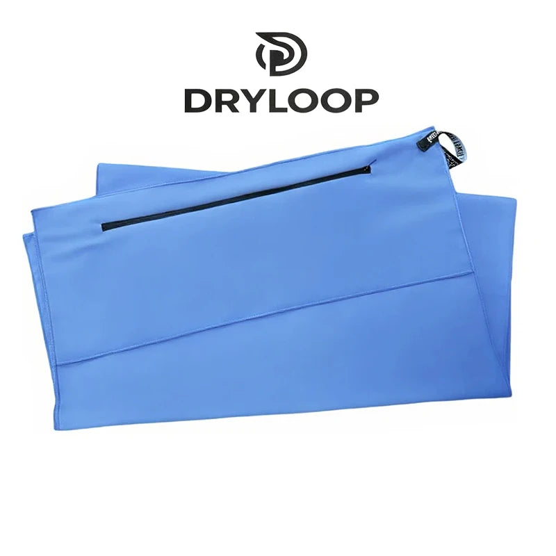 Serviette de sport avec poche zippée, choix de couleurs assorties