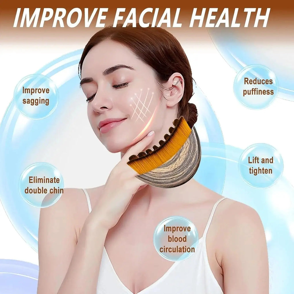 Brosse visage drainante