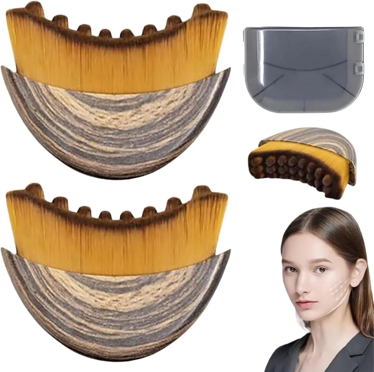 Brosse visage drainante