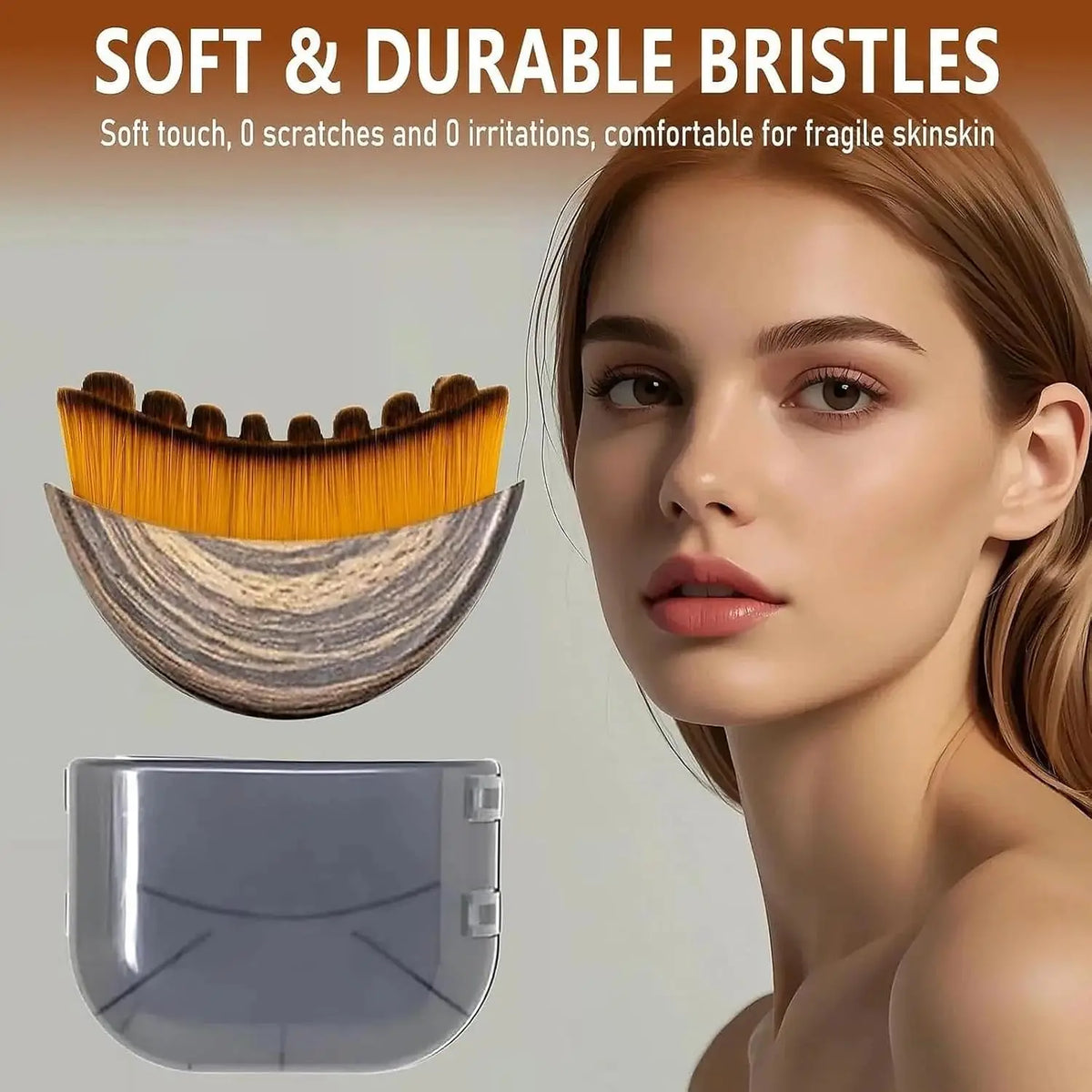 Brosse visage drainante