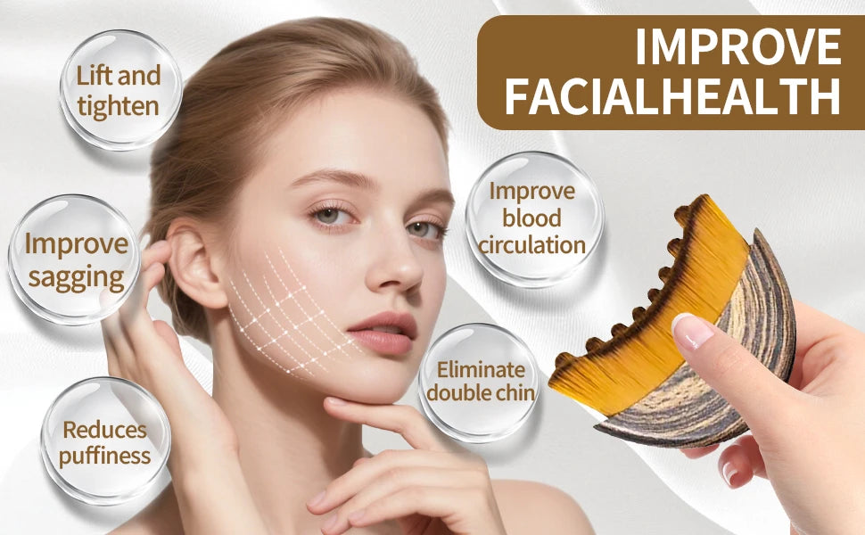 Brosse visage drainante