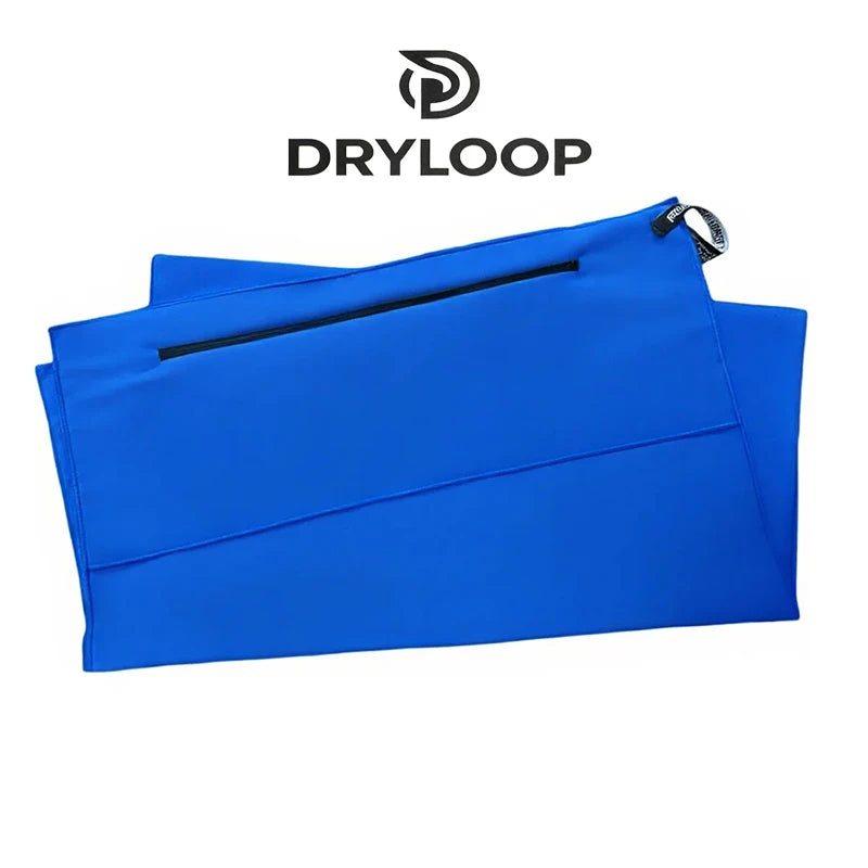 Serviette de sport avec poche zippée, choix de couleurs assorties