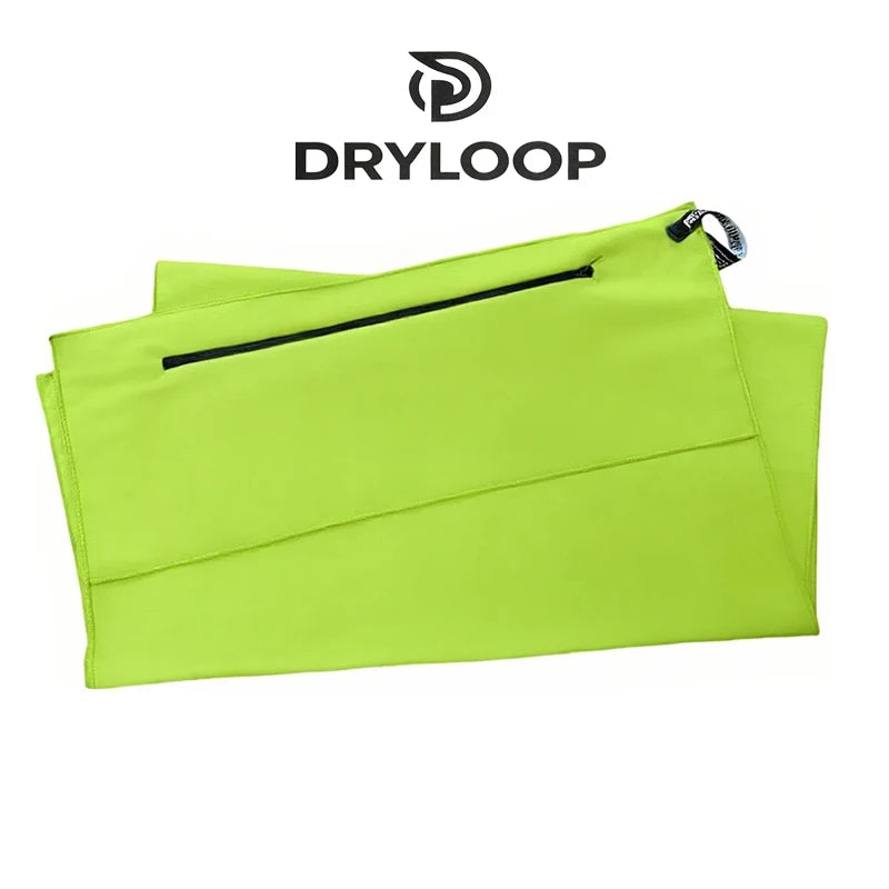 Serviette de sport avec poche zippée, choix de couleurs assorties