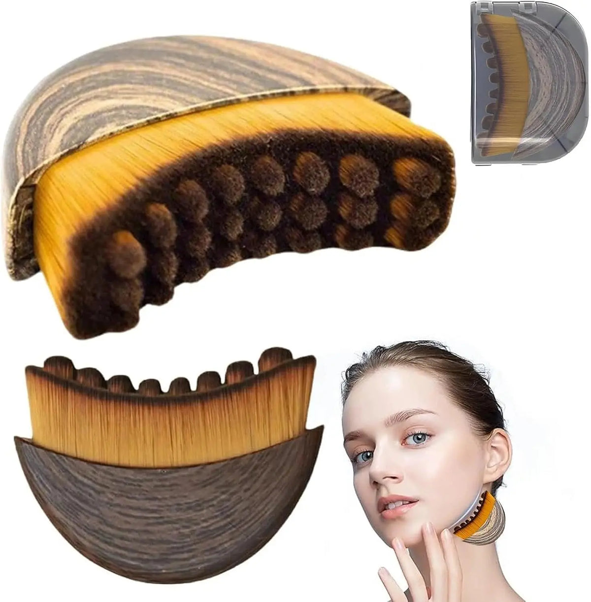 Brosse visage drainante