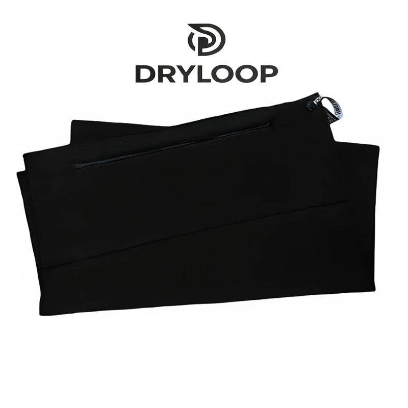 Serviette de sport avec poche zippée, choix de couleurs assorties