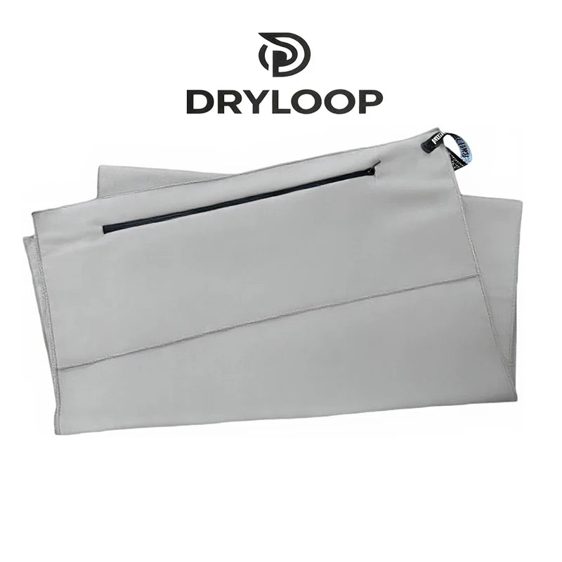 Serviette de sport avec poche zippée, choix de couleurs assorties