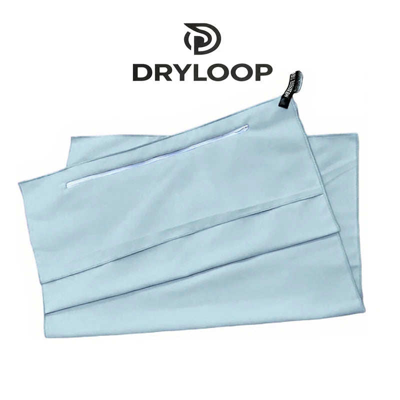 Serviette de sport avec poche zippée, choix de couleurs assorties