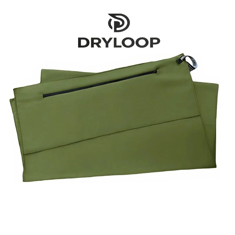 Serviette de sport avec poche zippée, choix de couleurs assorties