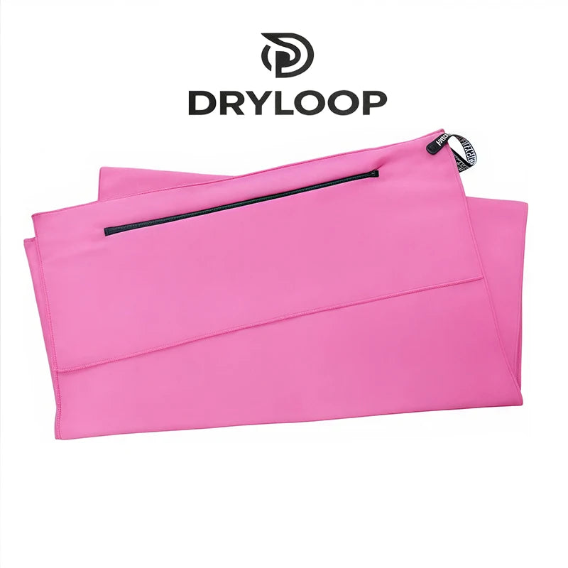 Serviette de sport avec poche zippée, choix de couleurs assorties